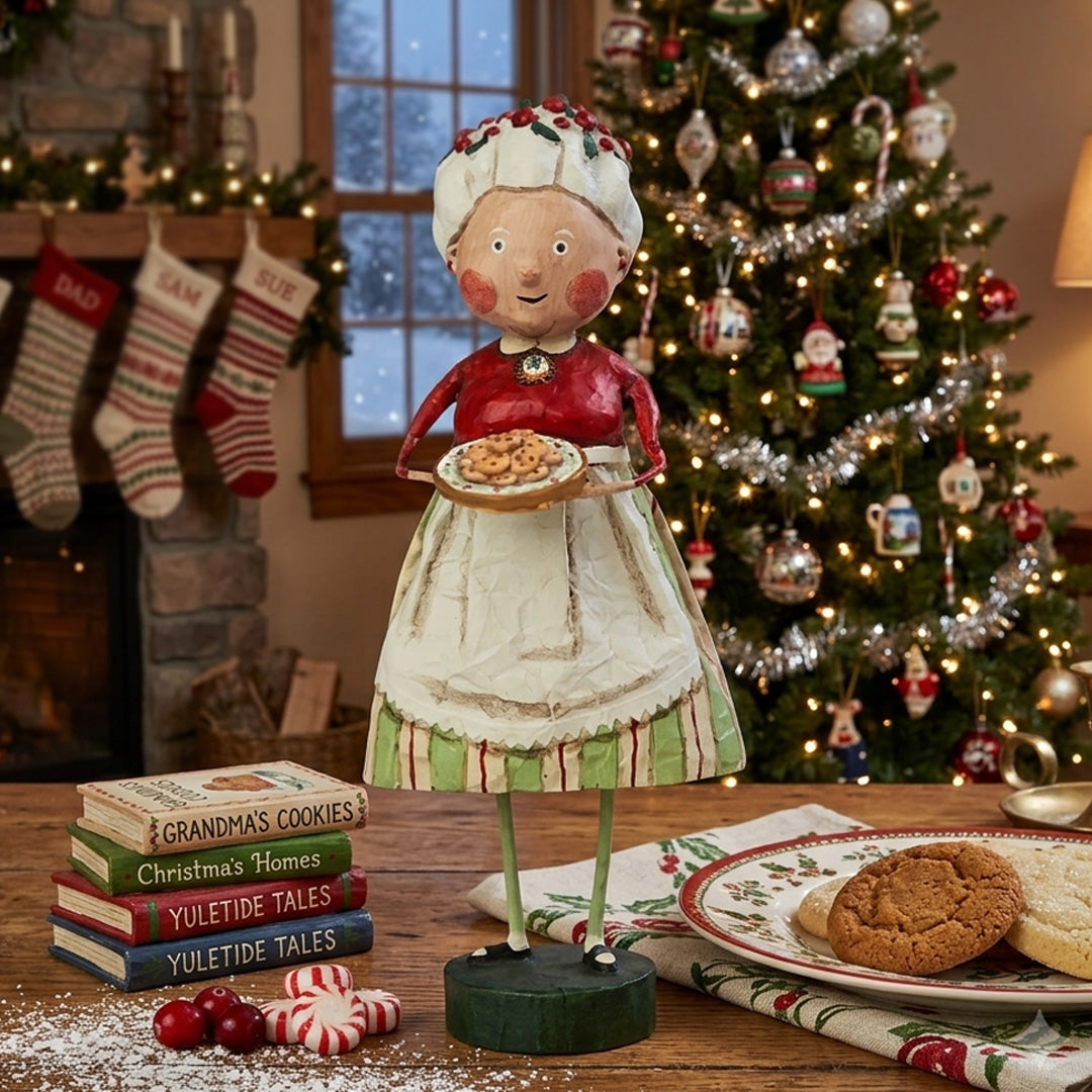 Cuddle Decor Mrs. Claus by Lori Mitchell front lifestyle