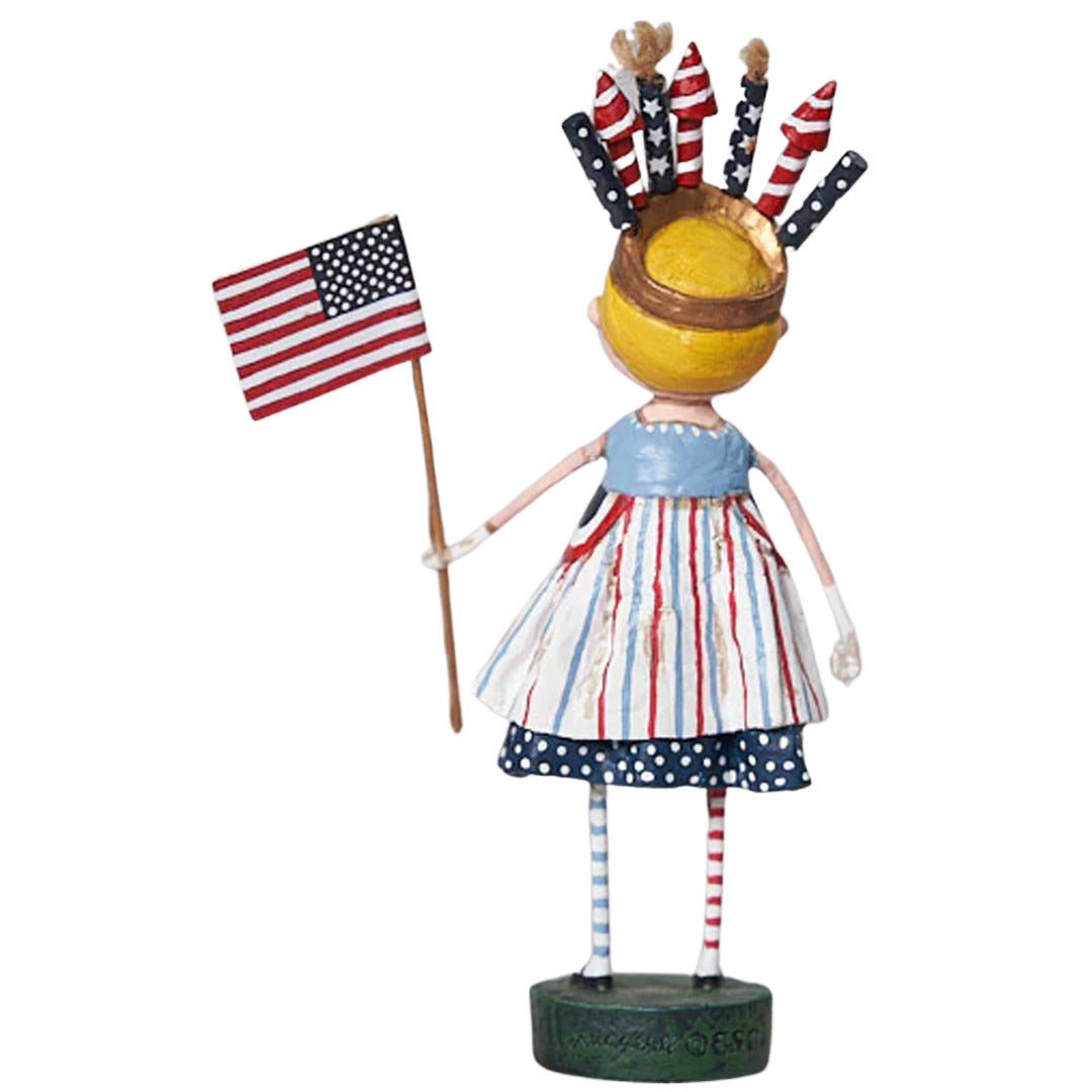 Independent Izzy Collectible Figurine by Lori Mitchell back