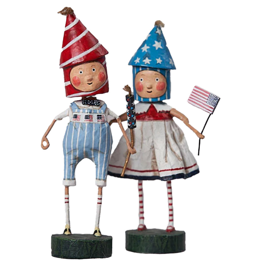 Lil' Firecrackers Patriotic Collectible Figurine by Lori Mitchell