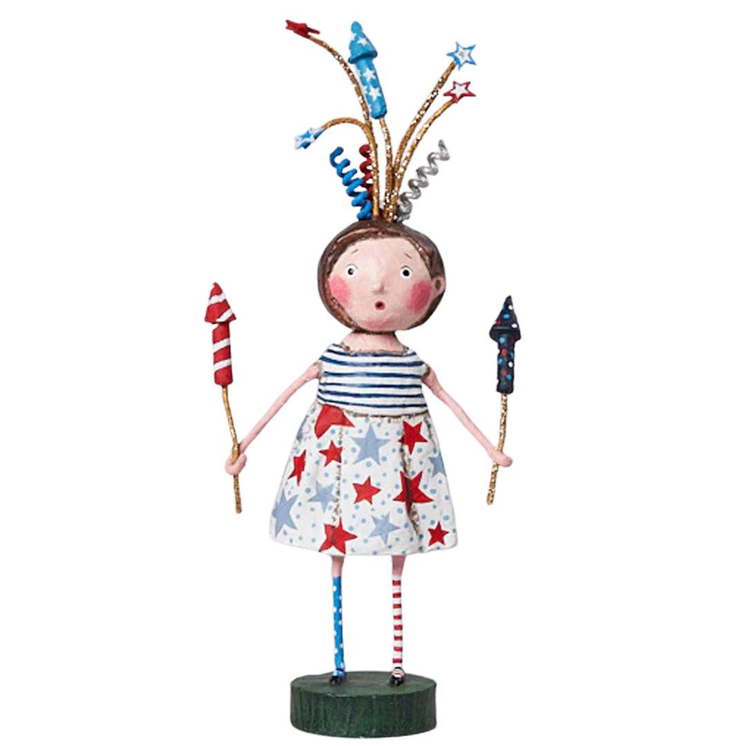 Putting on a Show Patriotic Collectible Figurine by Lori Mitchell