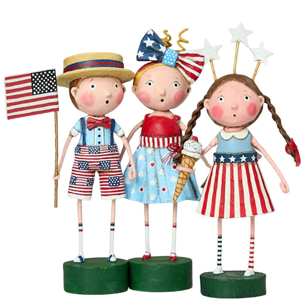 Lori Mitchell Patriotic Spark - Set of 3