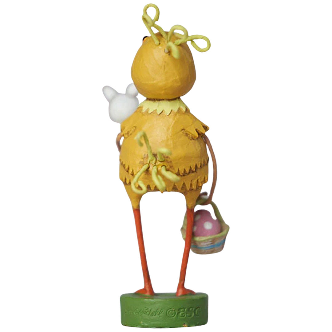 Peep Show Spring and Easter Figurine Collectible by Lori Mitchell back