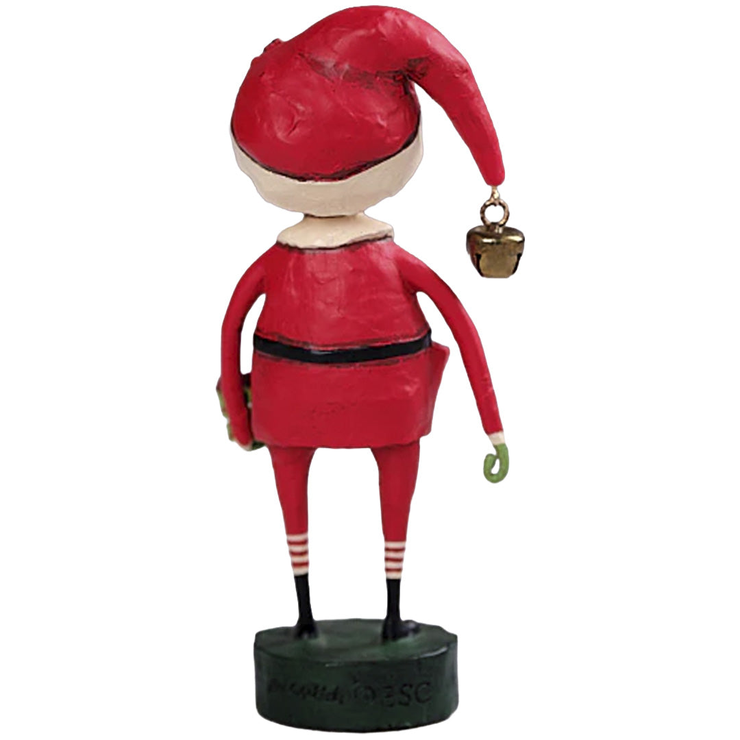 Playing Santa Christmas Figurine and Collectible by Lori Mitchell back