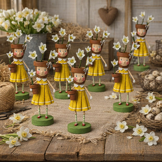 Cuddle Decor Lori Mitchell Pot Head figurine