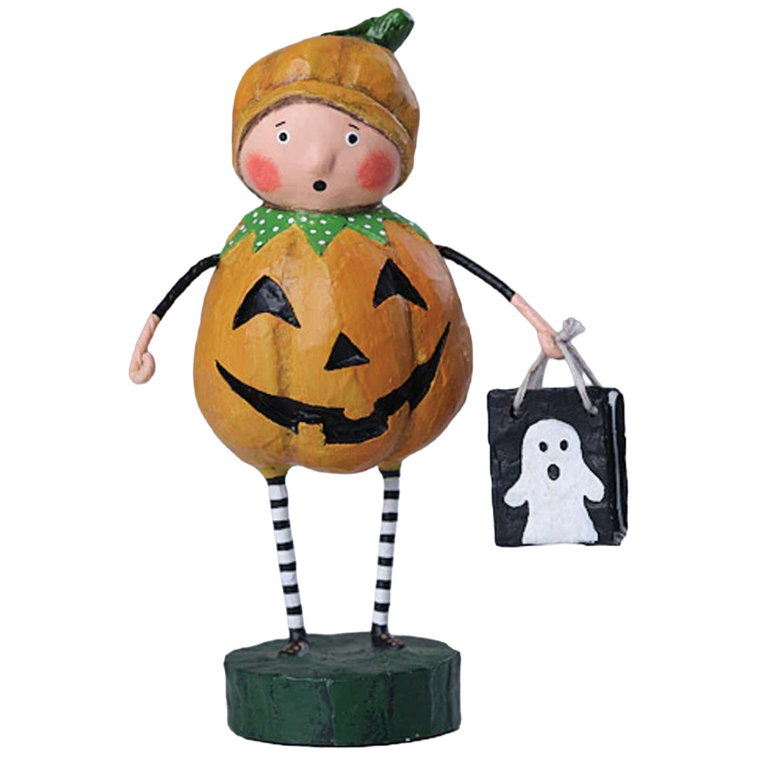 Punkin Pie Halloween Figurine and Collectible by Lori Mitchell front new version front
