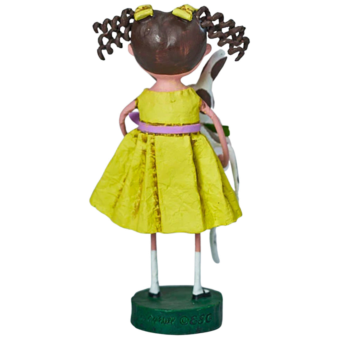 Bethany's Bunny Easter Spring Figurine Collectible by Lori Mitchell back