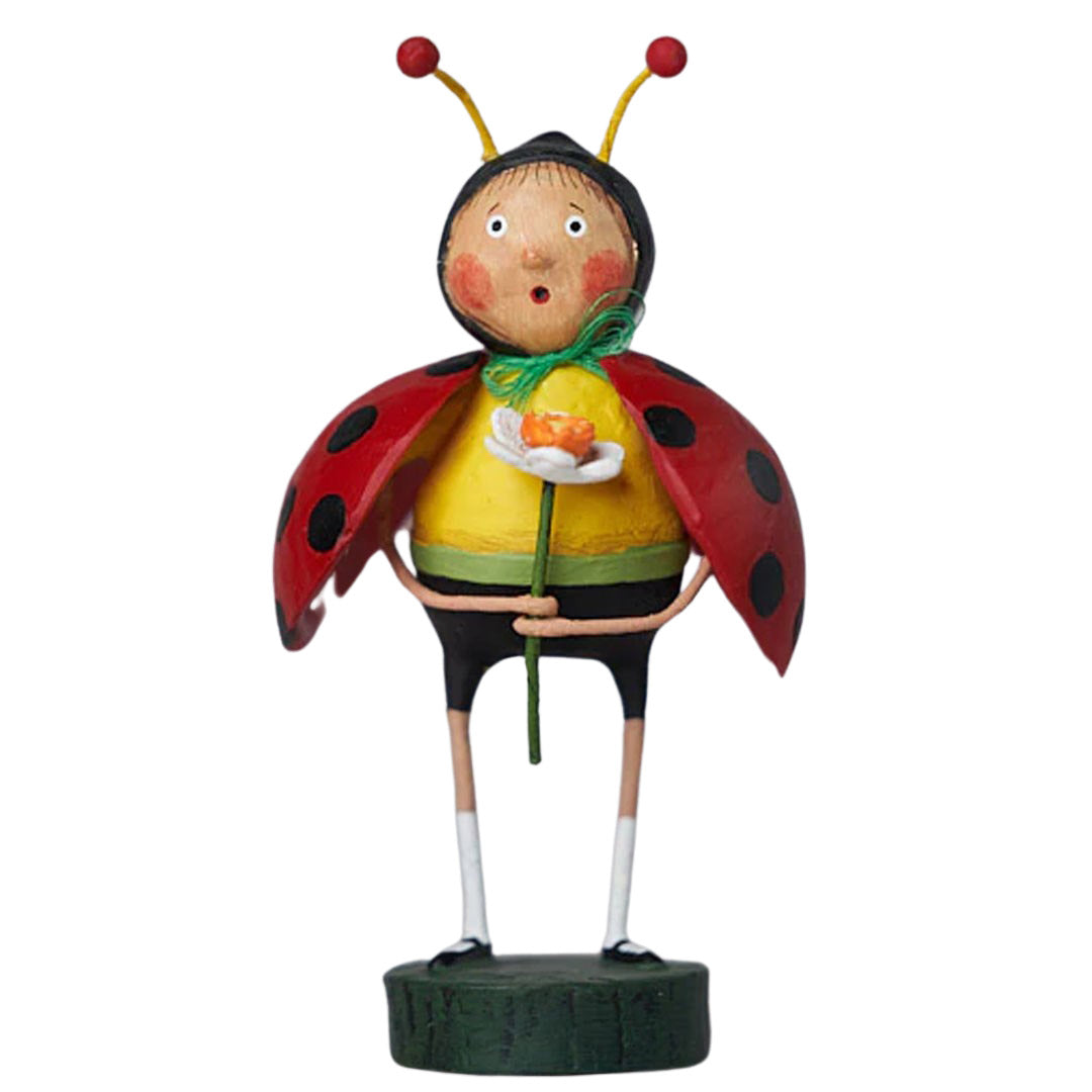 Little Ladybug Spring Figurine and Collectible by Lori Mitchell front