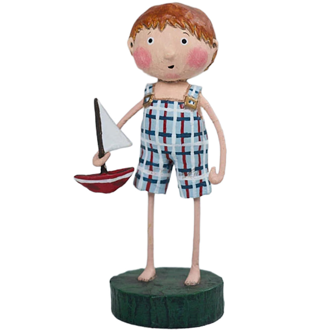 Stuart's Sailboat Summer Figurine by Lori Mitchell