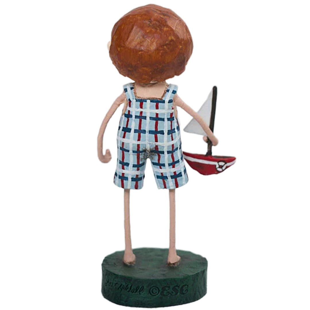Stuart's Sailboat Summer Figurine by Lori Mitchell