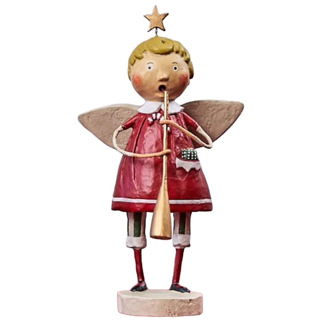 Cuddle Decor Lori Mitchell Tis The Season Angel Red 7"