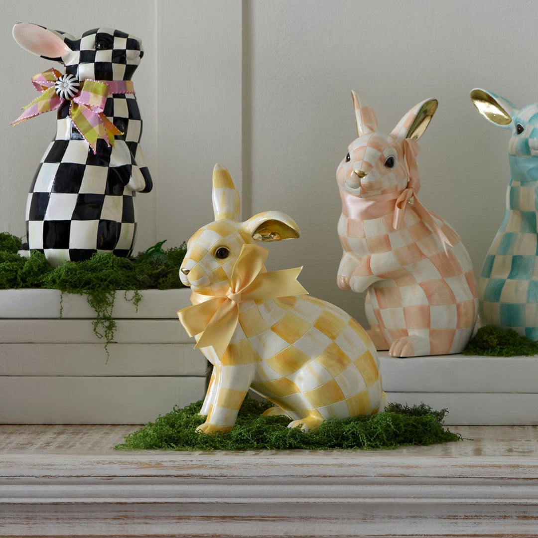 Cuddle Decor MacKenzie Childs Sunshine Check Buster Bunny lifestyle 3