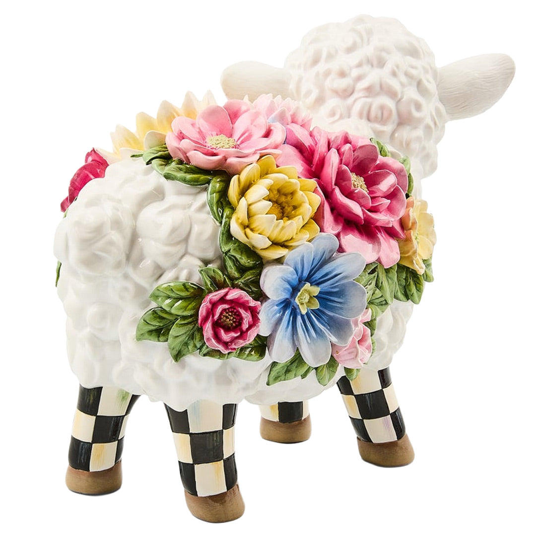 Cuddle Decor MacKenzie Childs Frolic Spring lamb back