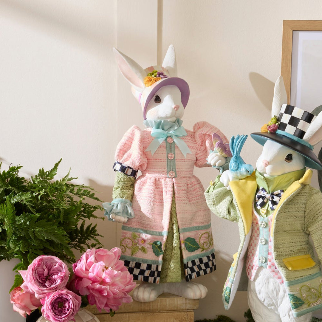Cuddle Decor MacKenzie Childs Frolic Spring Mrs Rabbit lifestyle