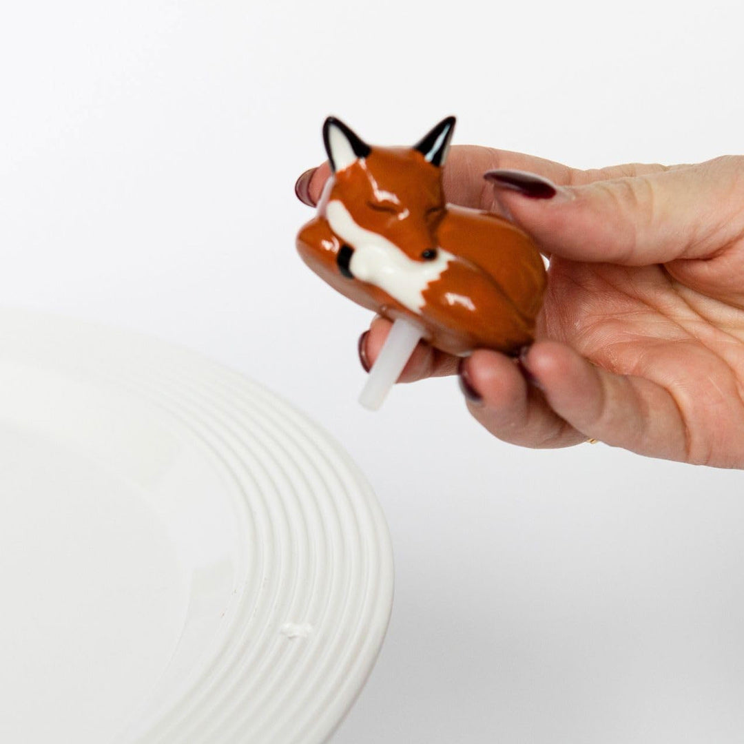 Nora Fleming foxy lady fox close up