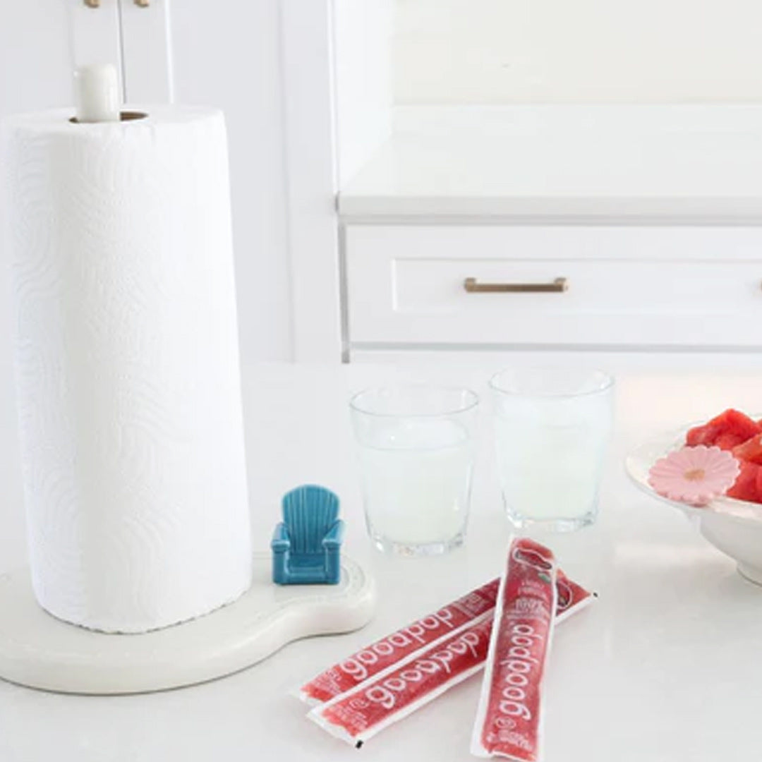 Nora Fleming Blue Adirondack Chair Mini lifestyle 2