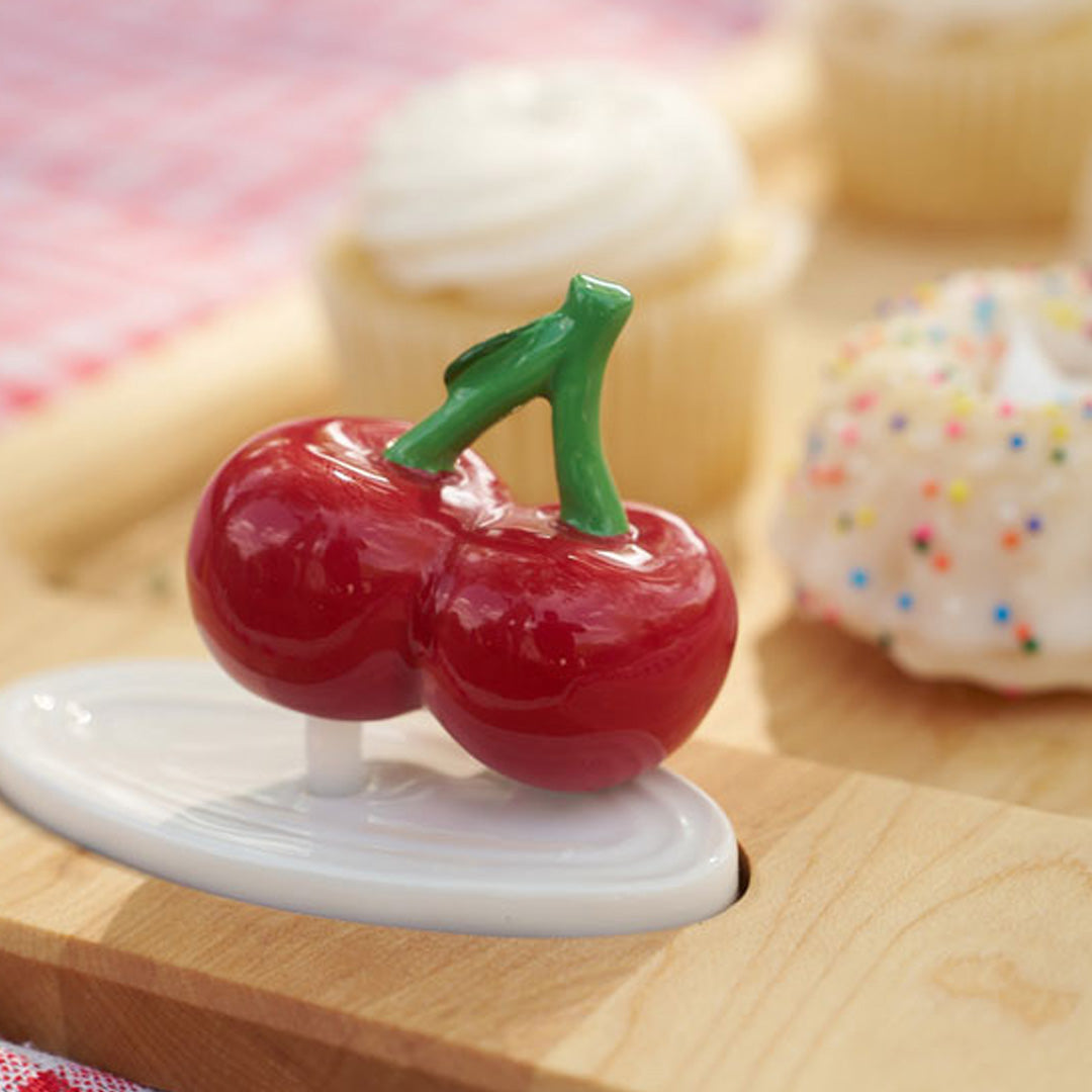 Cuddle Decor Nora Fleming cheery cherries (two cherries)