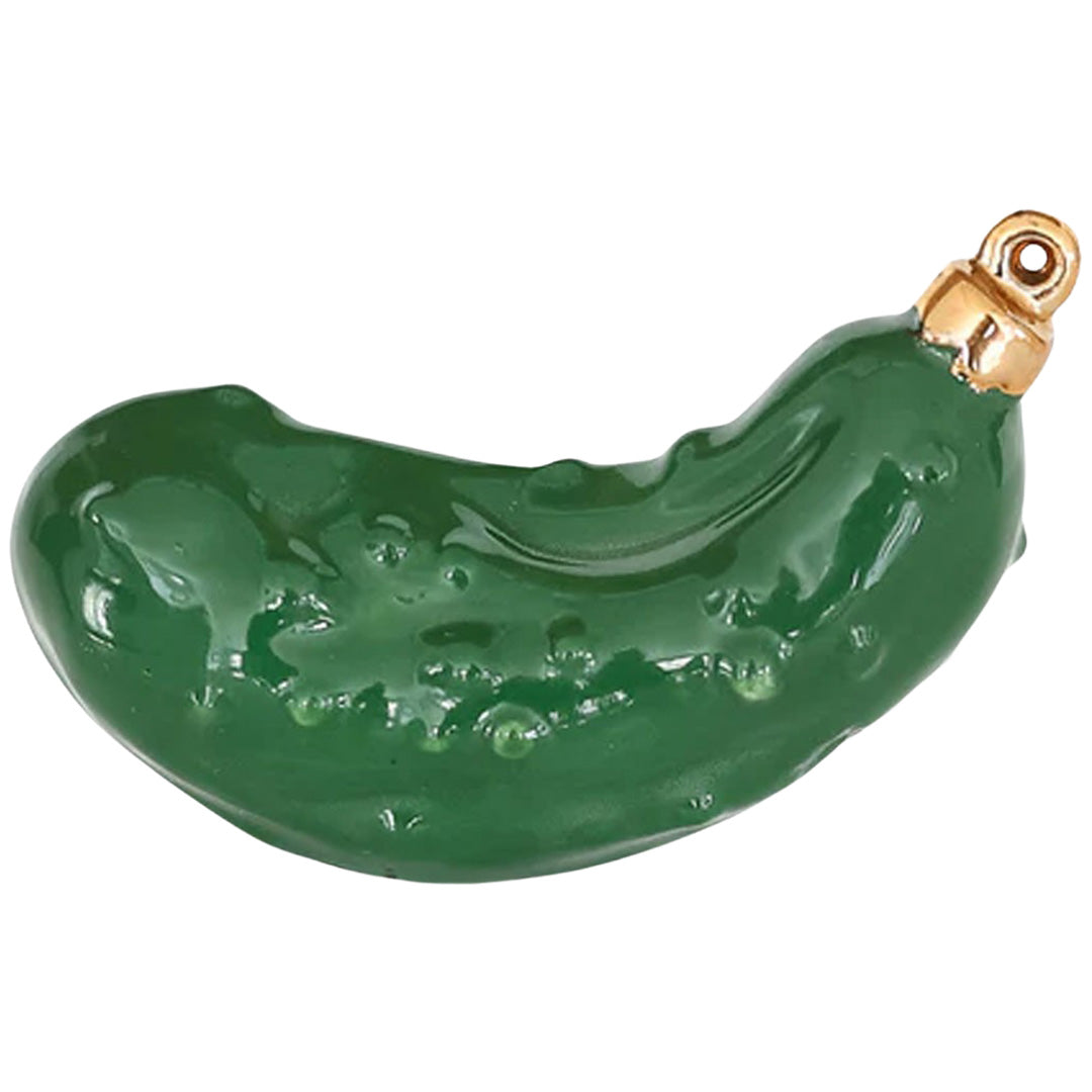 nora fleming Christmas pickle front