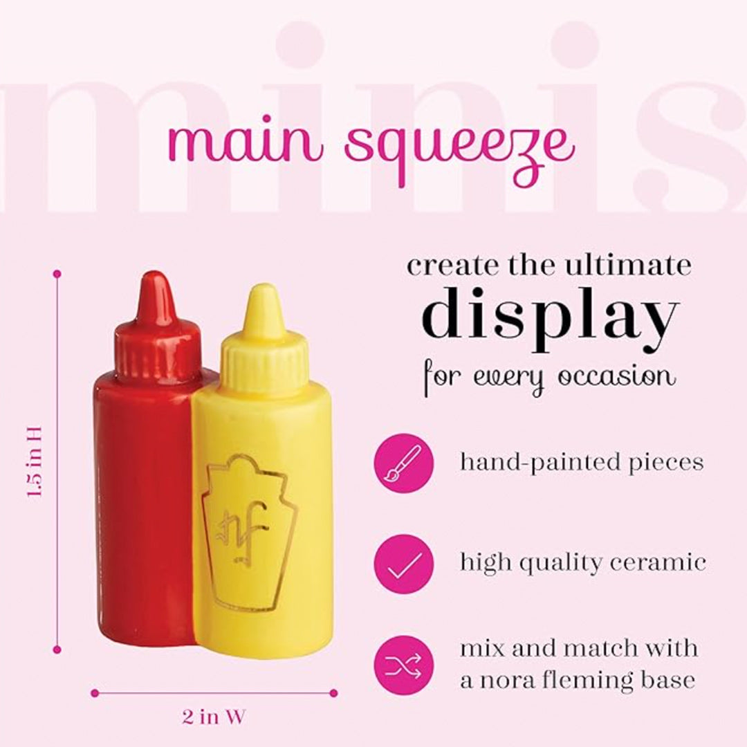 Nora Fleming Ketchup and Mustard Mini instructions 1