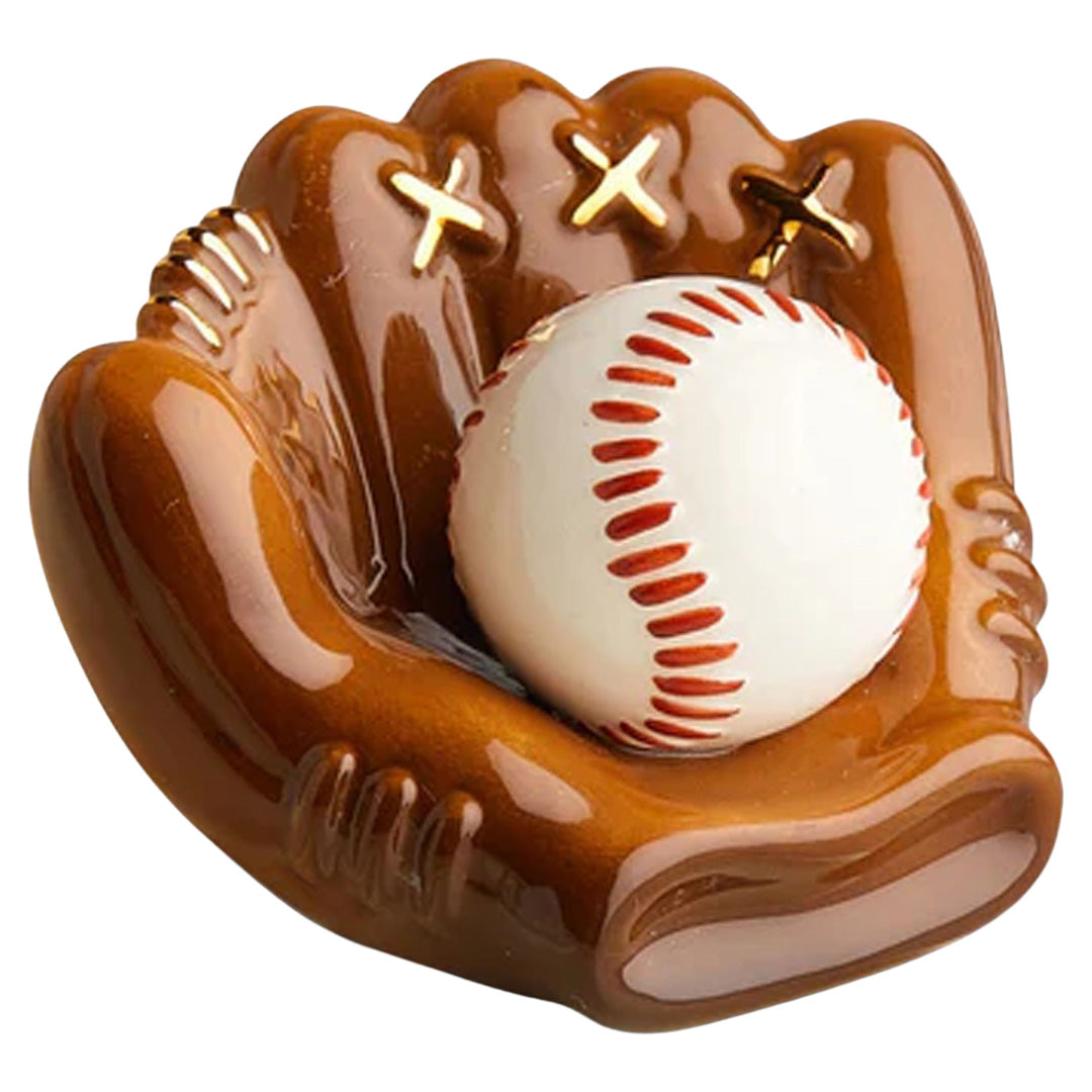 nora fleming baseball mitt front