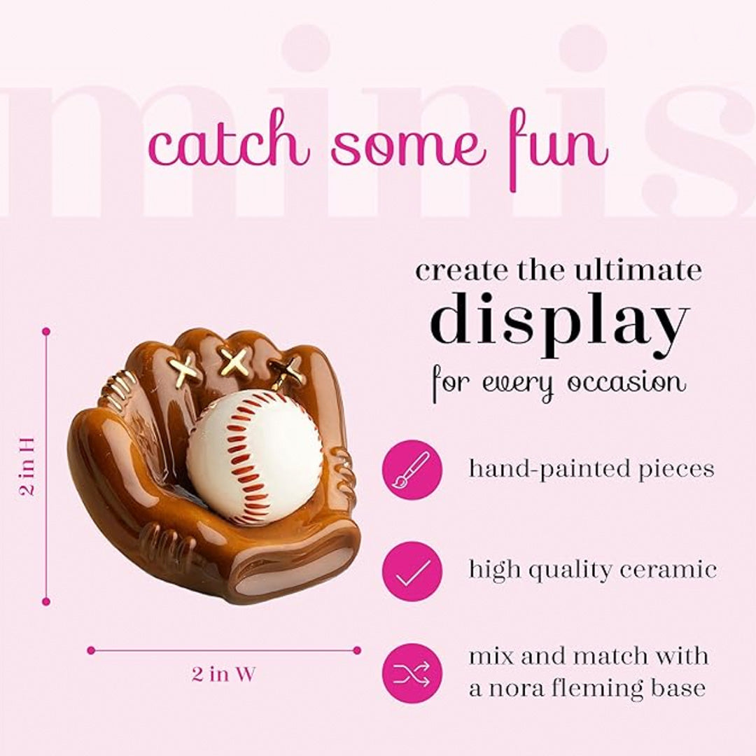 nora fleming baseball mitt info