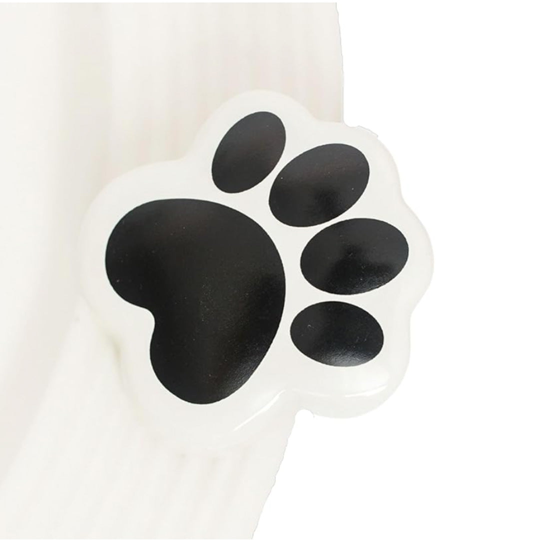 nora fleming paw print on the plate