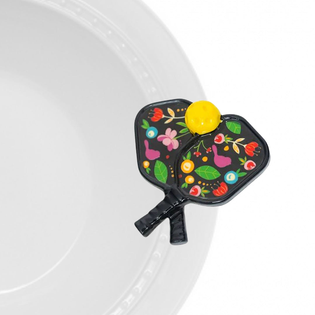 nora fleming pickleball on the plate