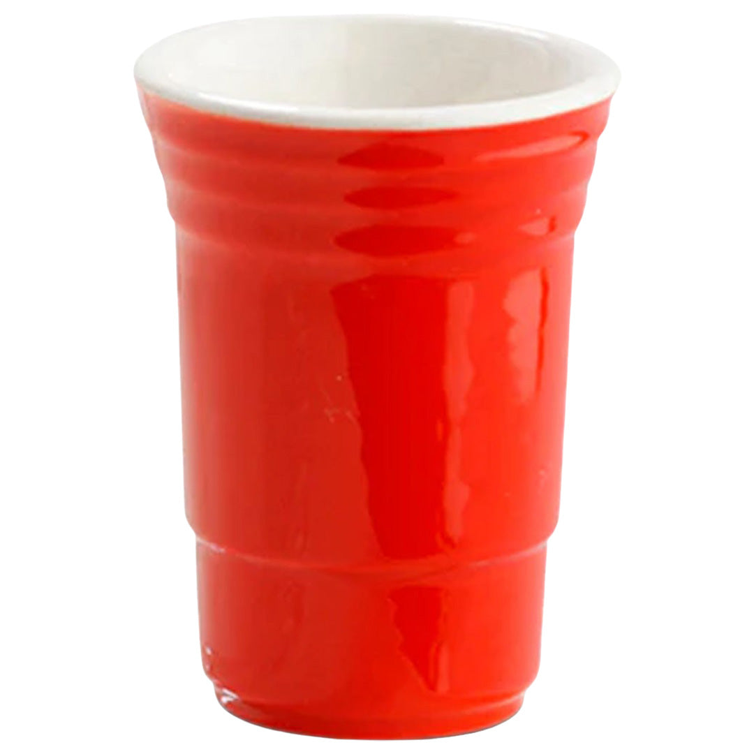 nora fleming red cup front