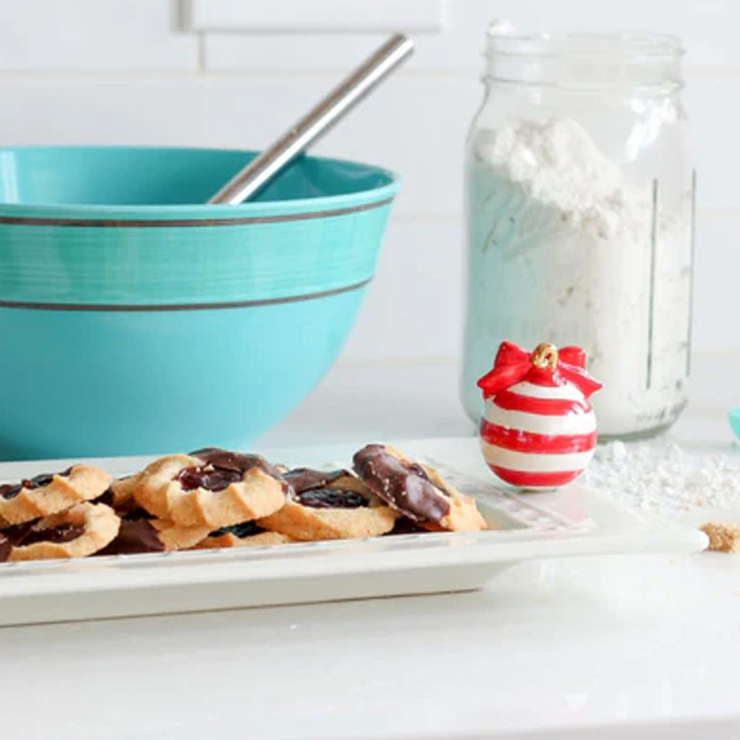 Nora Fleming Red Ornament Mini lifestyle