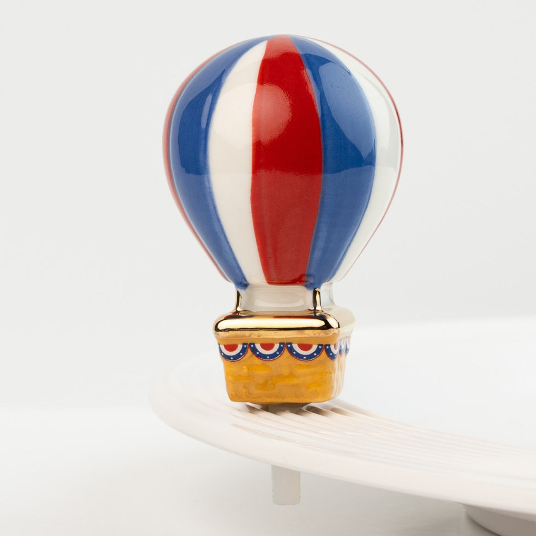 Nora Fleming red, white, and balloon (hot air balloon) 4