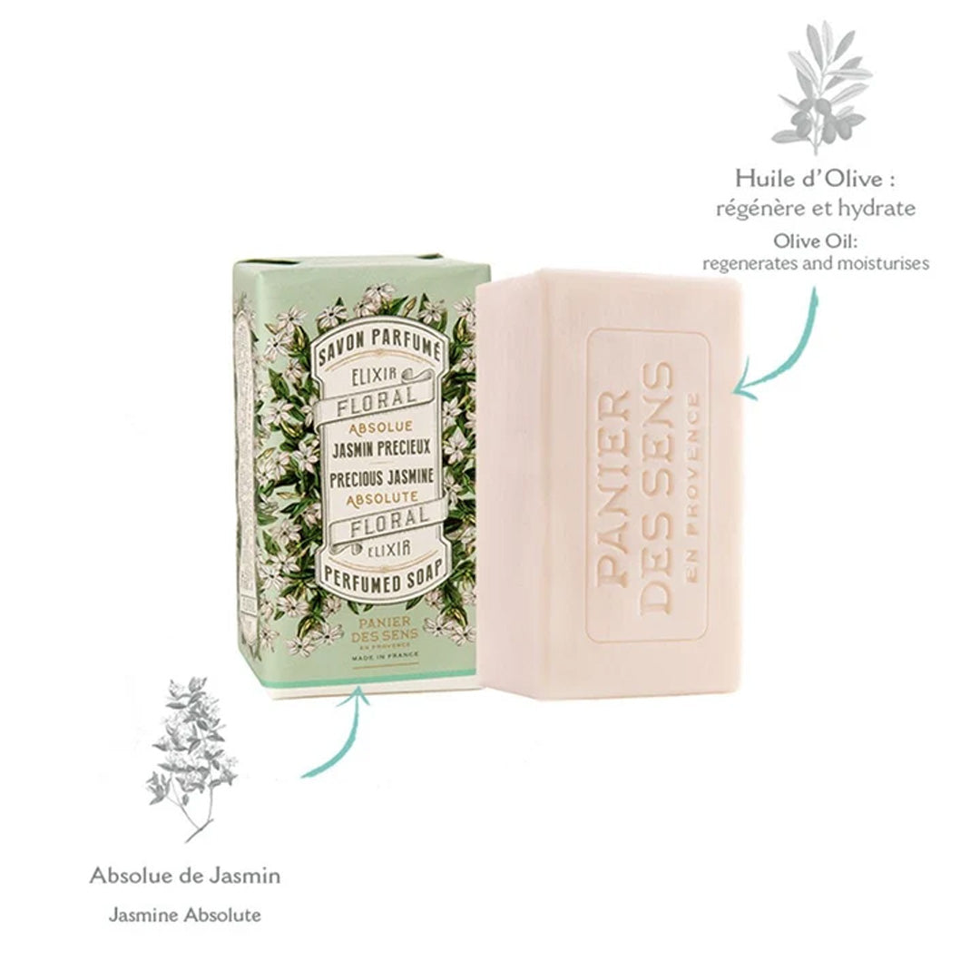 Cuddle Decor French Soap Bar - Precious Jasmine by PANIER DES SENS 2