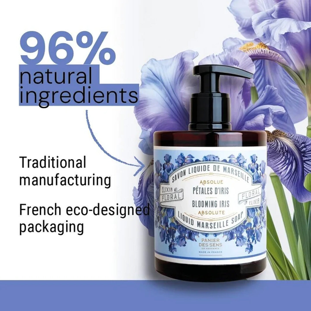 Cuddle Decor Liquid Marseille Soap - Blooming Iris by PANIER DES SENS 2