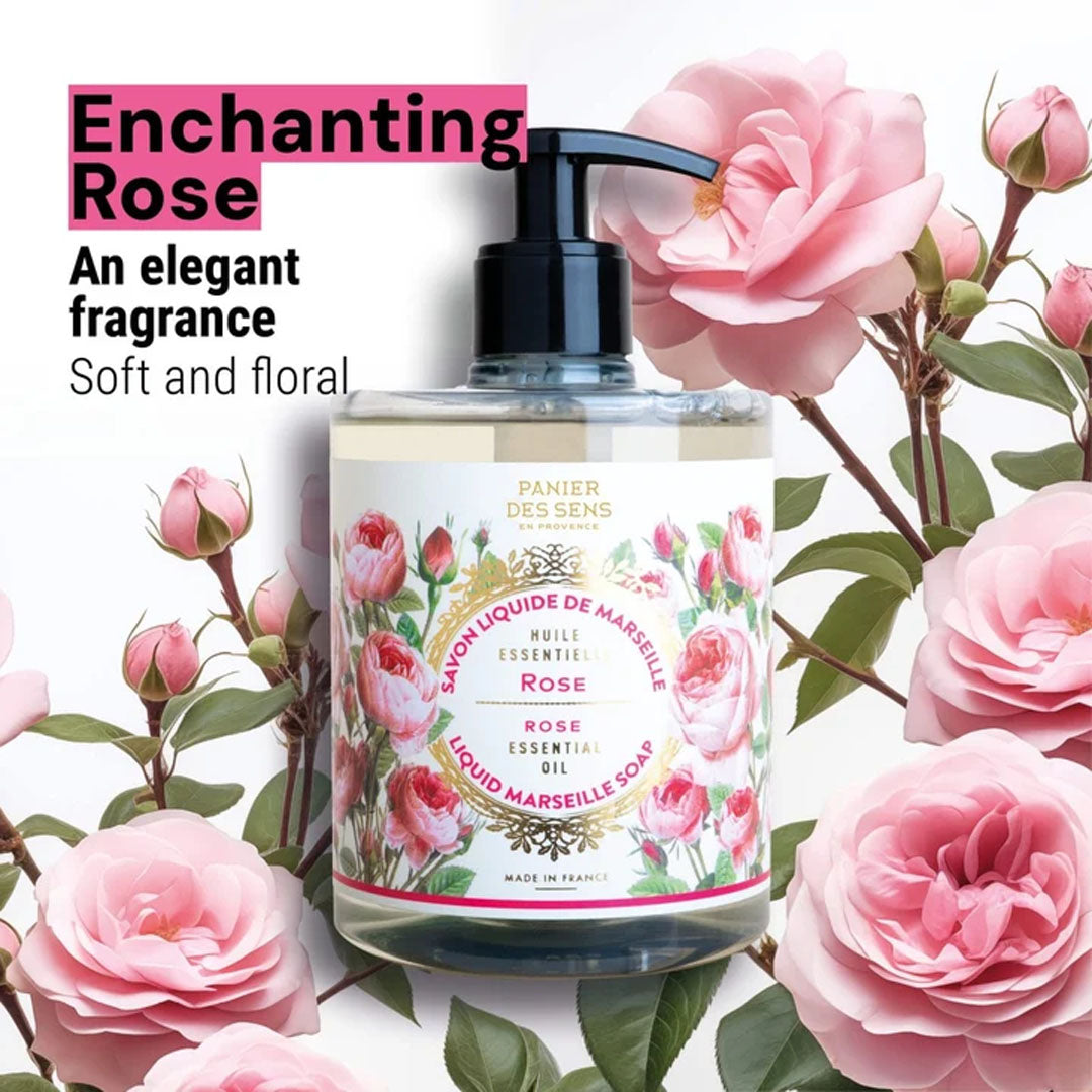 Cuddle Decor Liquid Marseille Soap - Rejuvenating Rose by PANIER DES SENS 6