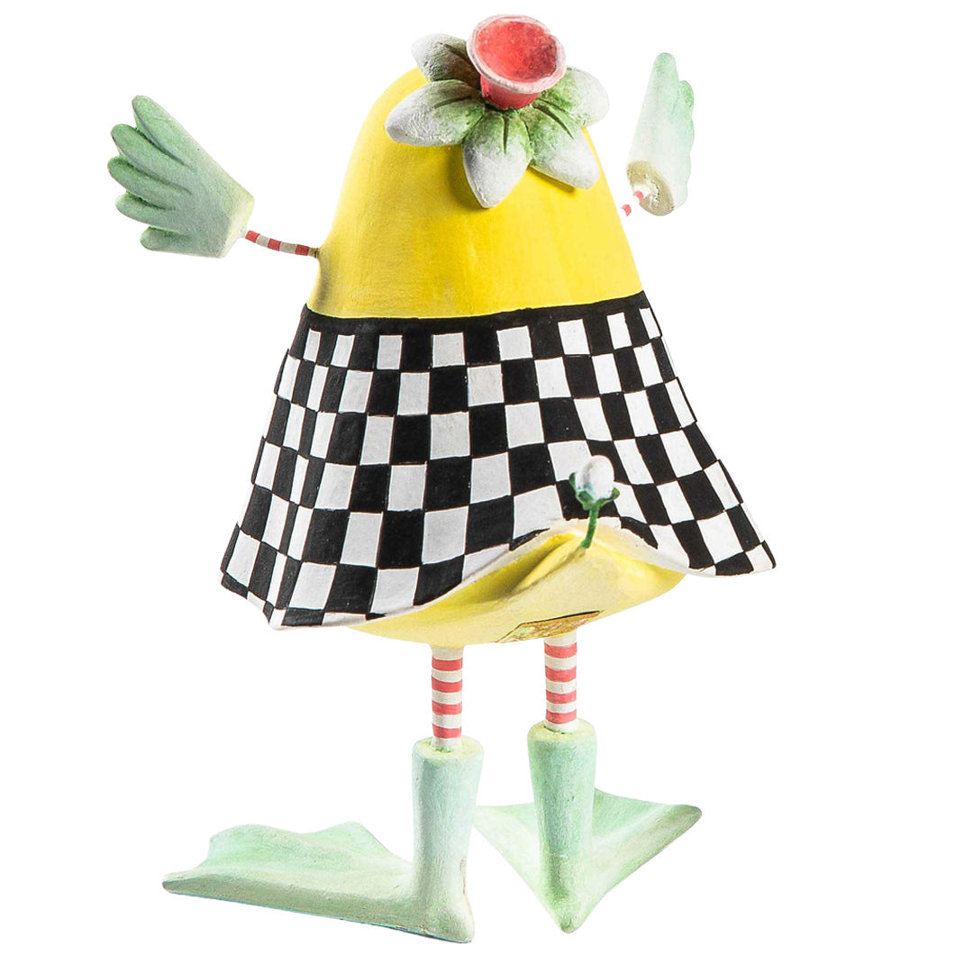 Dressed Up Chick Stripe or Checker 5"