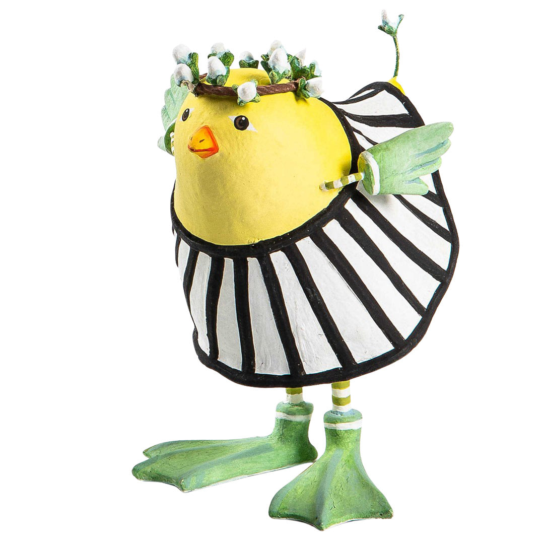 Dressed Up Chick Stripe or Checker 5"