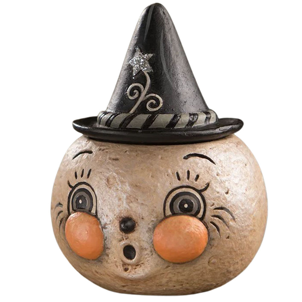 Star Wanda Luna Container Folk Art Figurine by Johanna Parker side