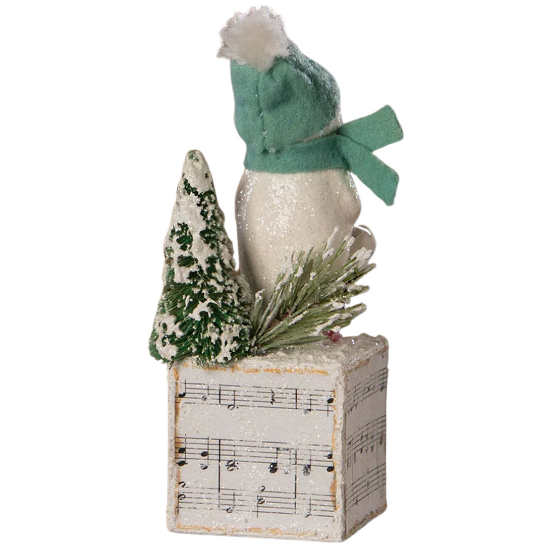 Michelle Allen for Bethany Lowe Tis the Season Snowmanwhite back