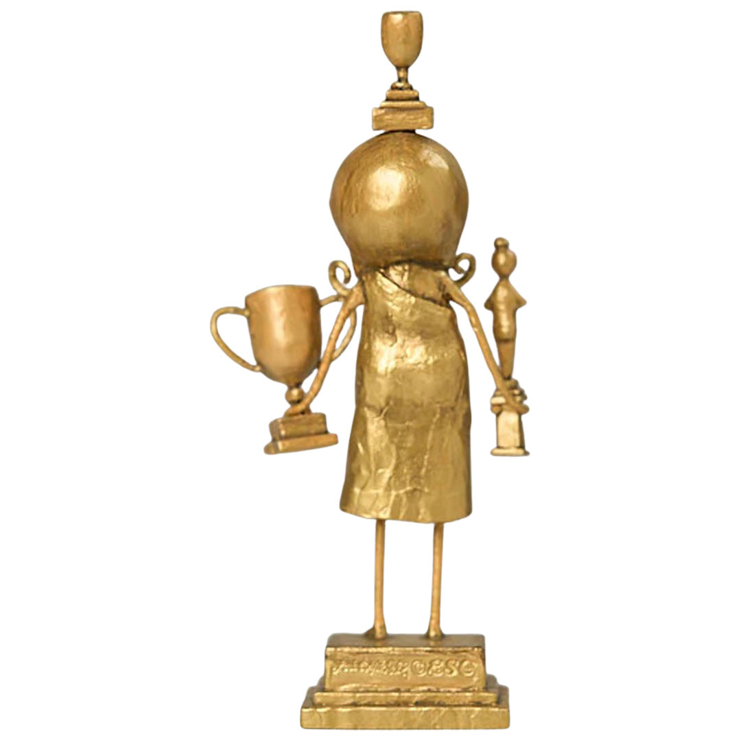 Trophy Wife Patriotic Figurine and Collectible by Lori Mitchell back