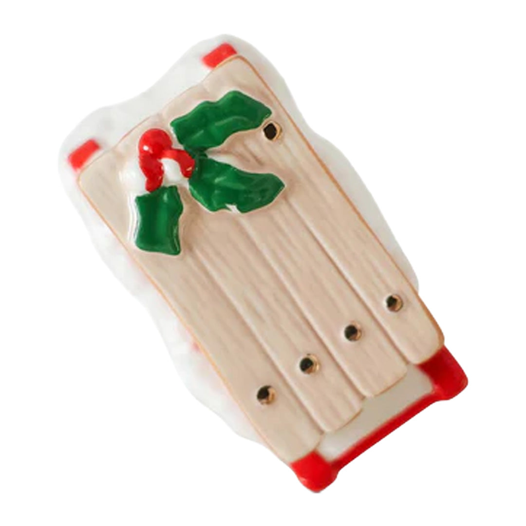 nora fleming ho ho whoa Vintage Sled front
