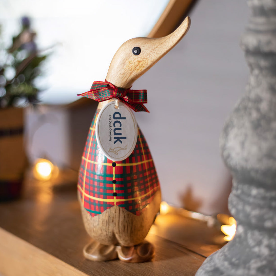 DCUK Tartan Waistcoat Duckling FUN LOVING lifestyle