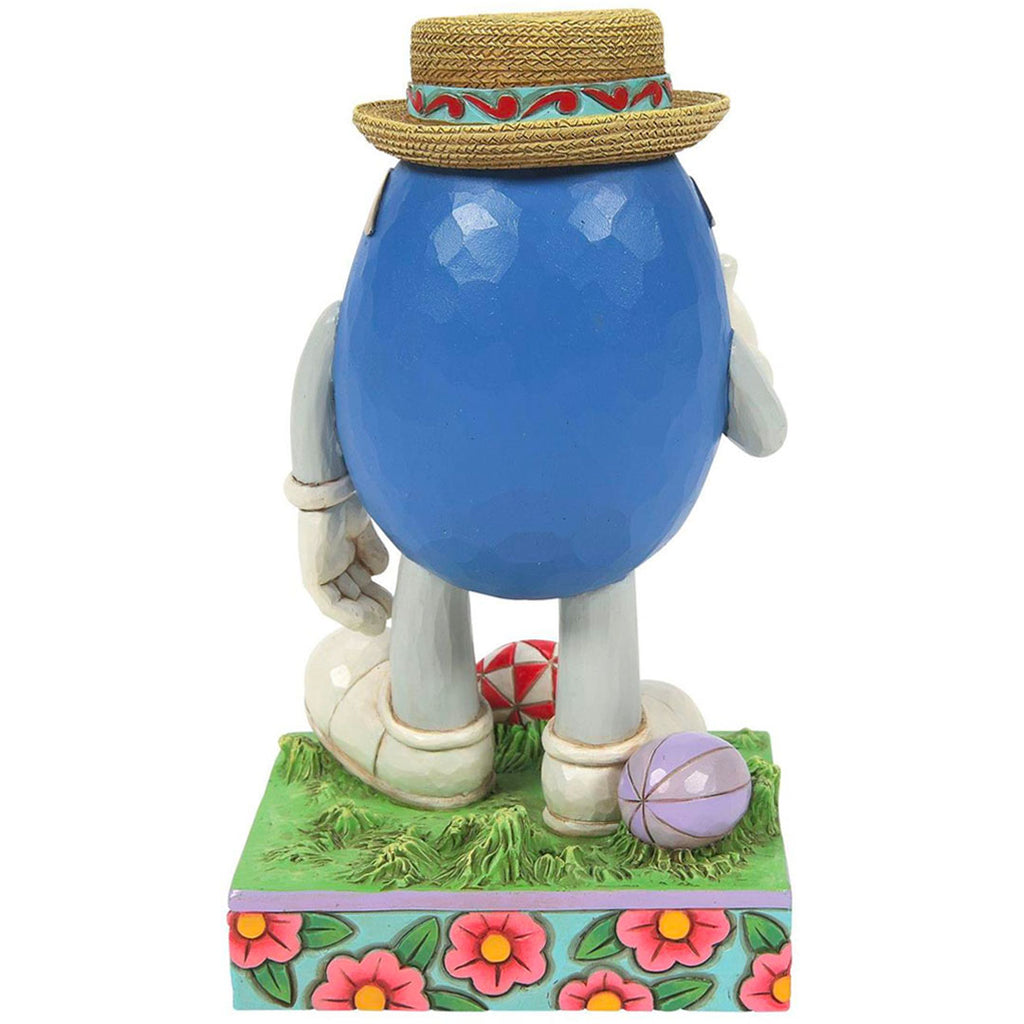 Jim Shore M&M'S Blue Character with Bowtie 6.3" back
