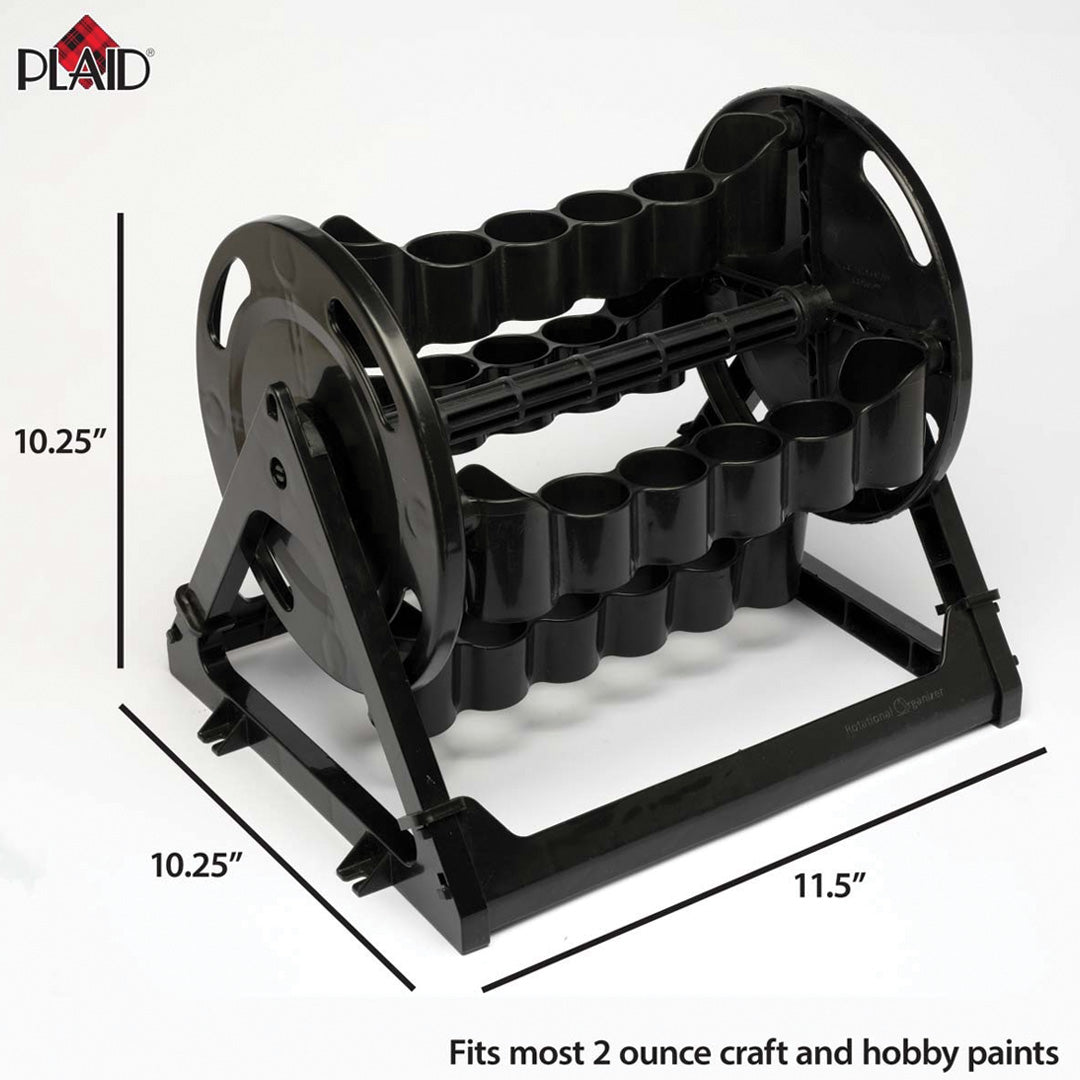 Plaid ® Rotational Organizer Paint Supply Storage Caddy - 31100 close up