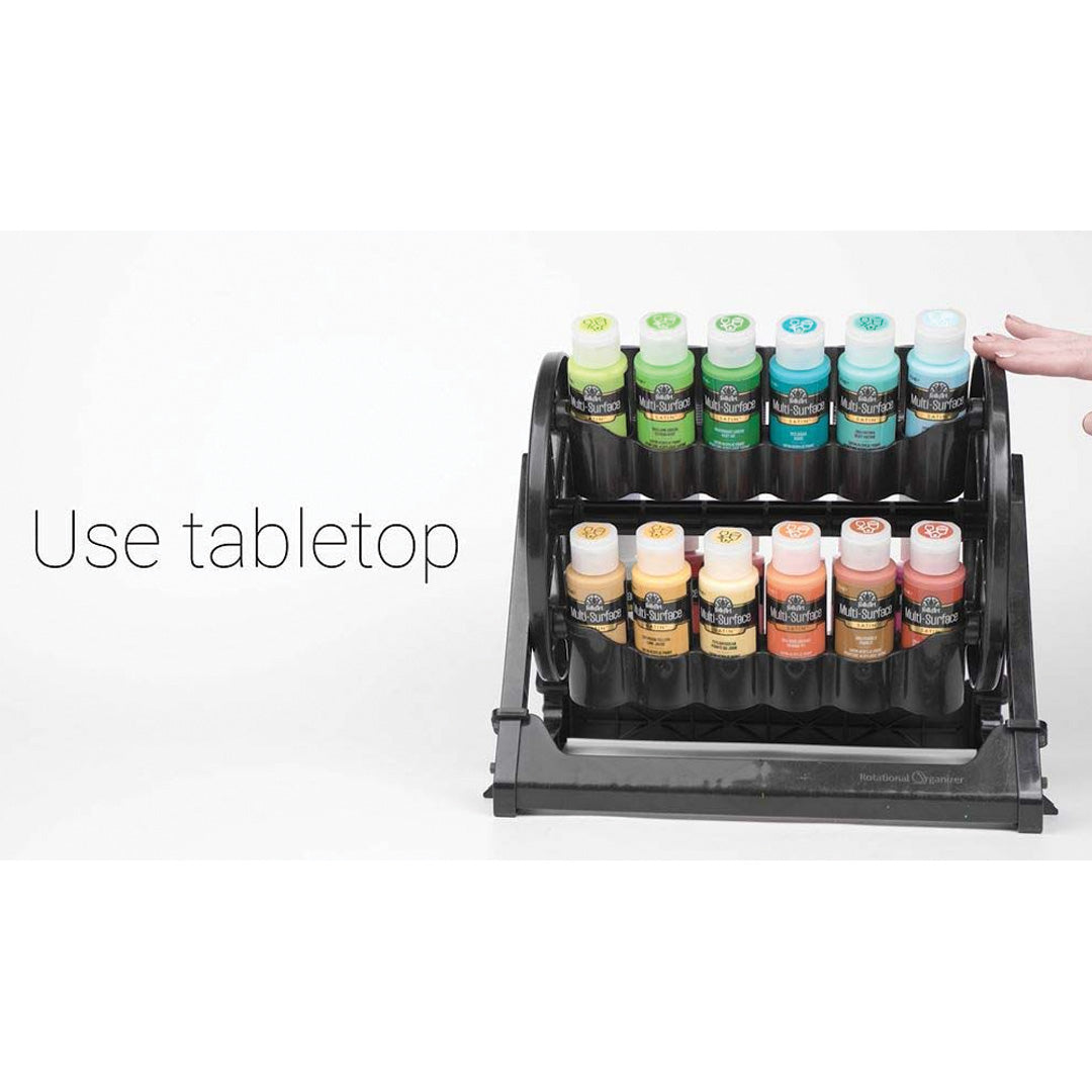 Plaid ® Rotational Organizer Paint Supply Storage Caddy - 31100 tabletop