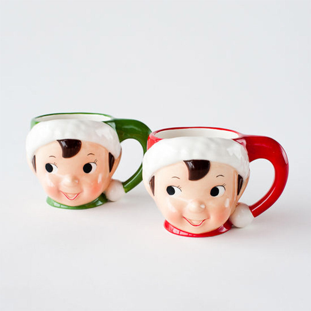 Elf Mug with handle - Set of 4