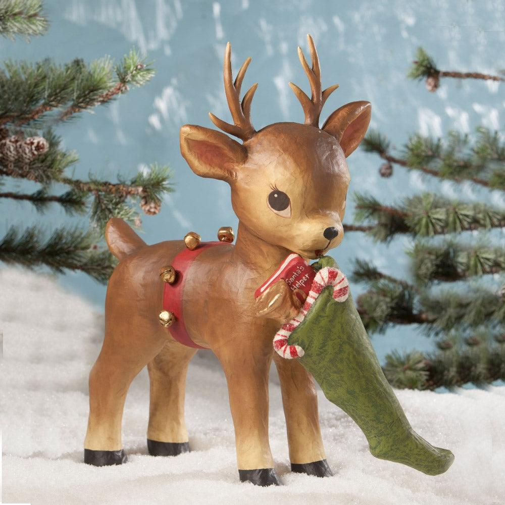 Santa's Helper Reindeer Paper Mache