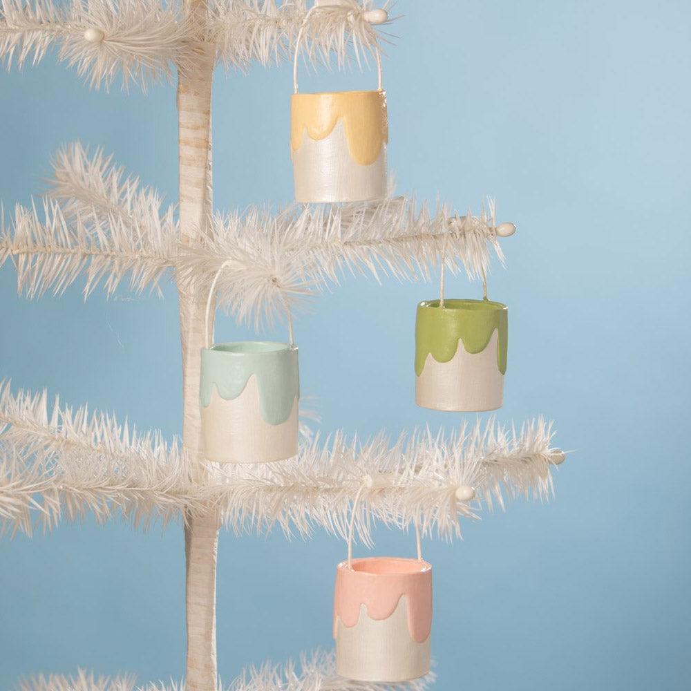 Paint Can Ornament - Set of 4