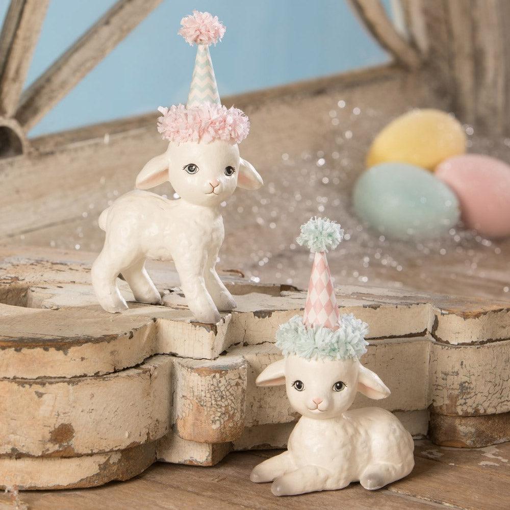 Spring Party Lamb - Set of 2