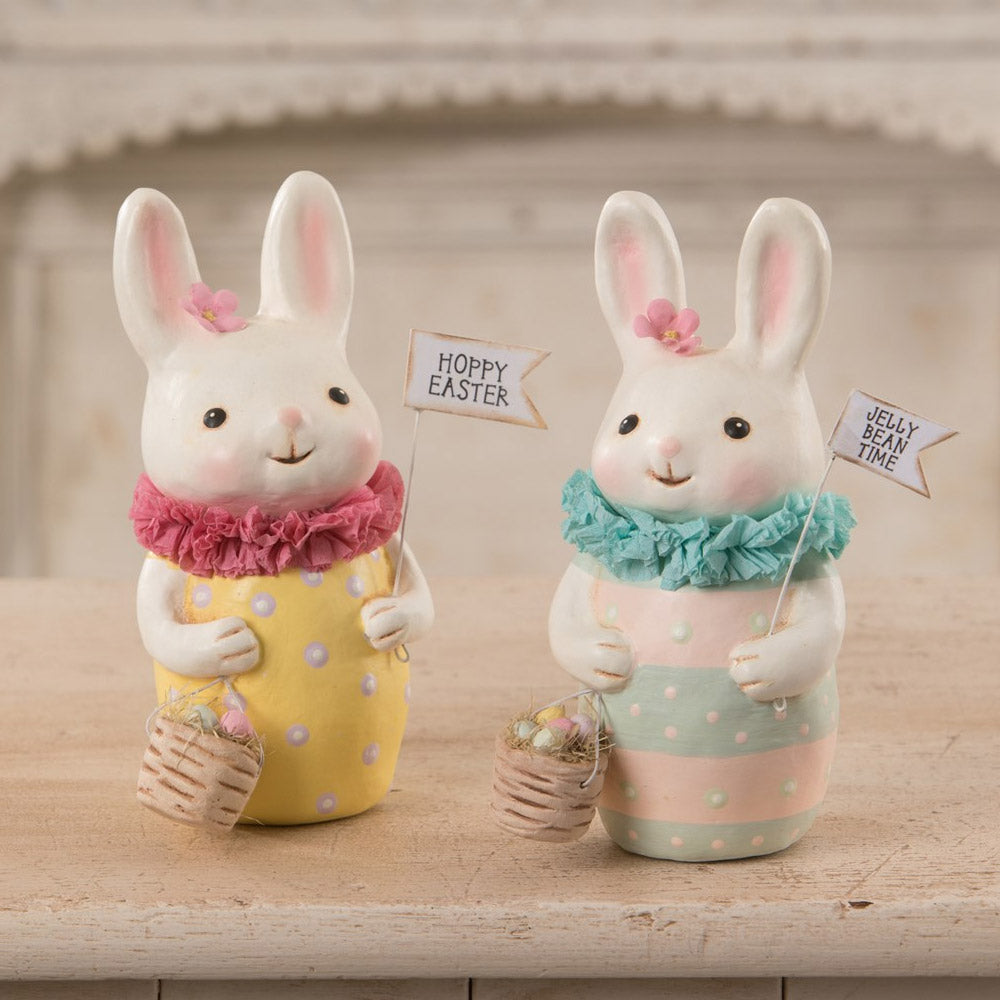 Hoppy Easter Bunny Easter Figurine by Michelle Allen for Bethany Lowe set