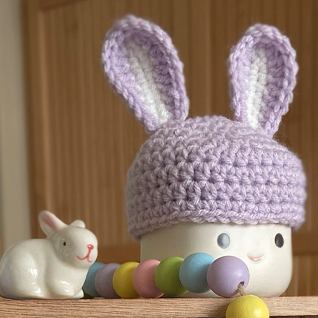 Easter Crochet Marshmallow Mug Hat - 1 Hat