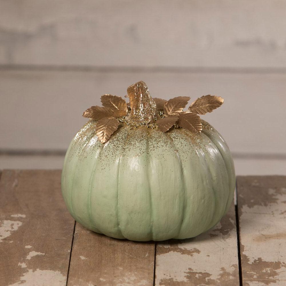 Elegant Green Pumpkin