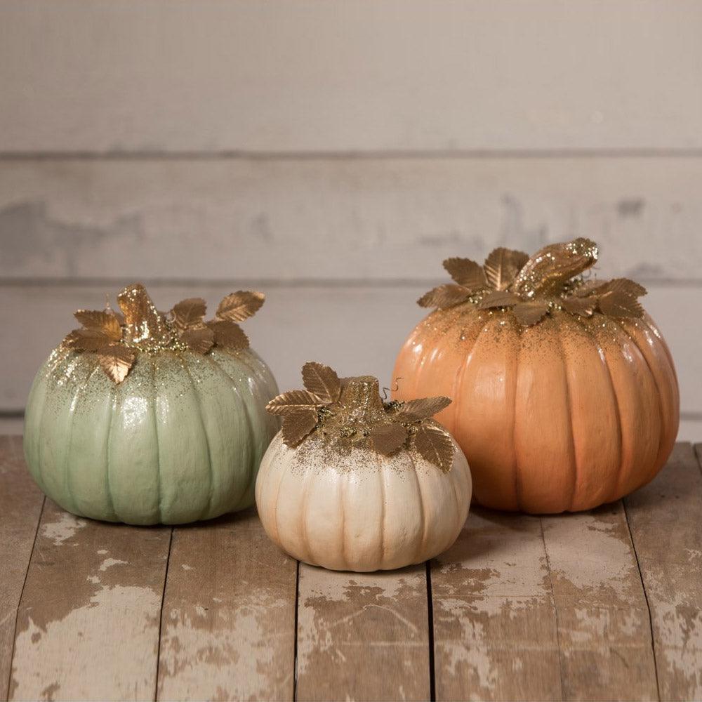 Elegant Green Pumpkin